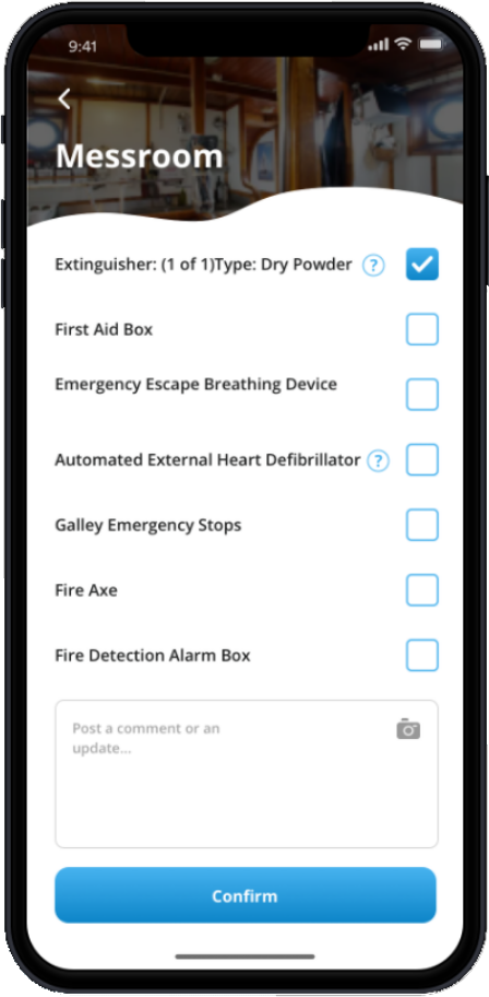 Safety motivator app screenshot