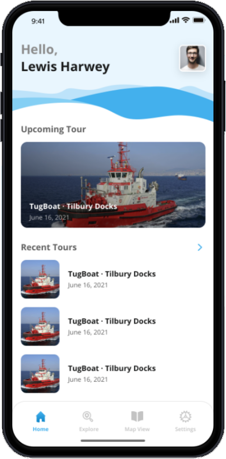 Safety motivator app screenshot